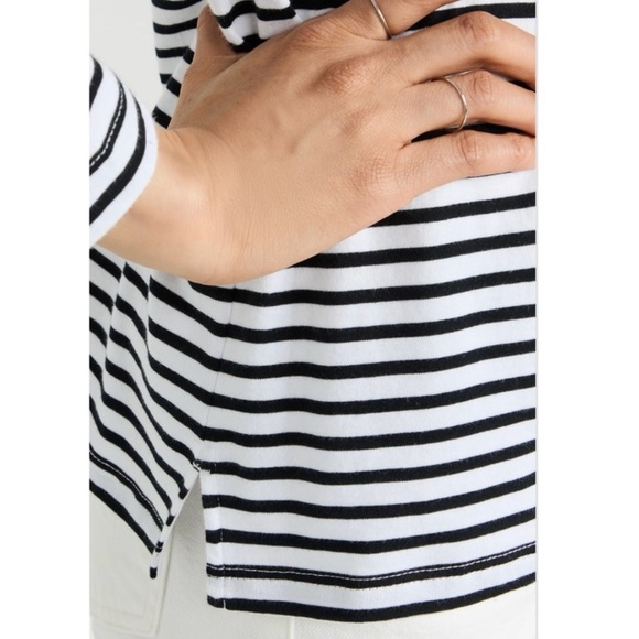 AYR The French Fry Long Sleeve Tee Black & White Piano Stripe Size XL - Picture 3 of 11